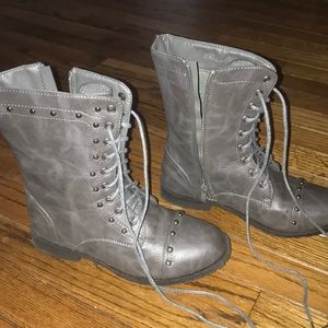 Cute ‘combat’ style boot!